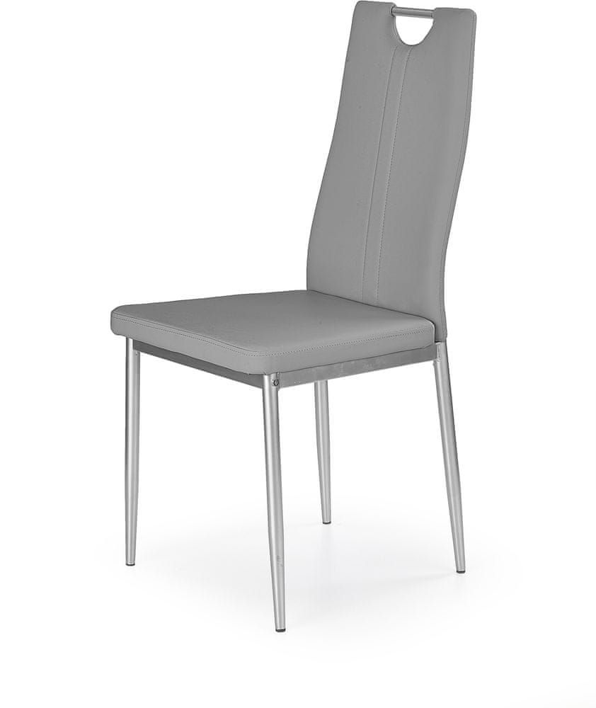 Halmar Jedálenská stolička K202, sivá
